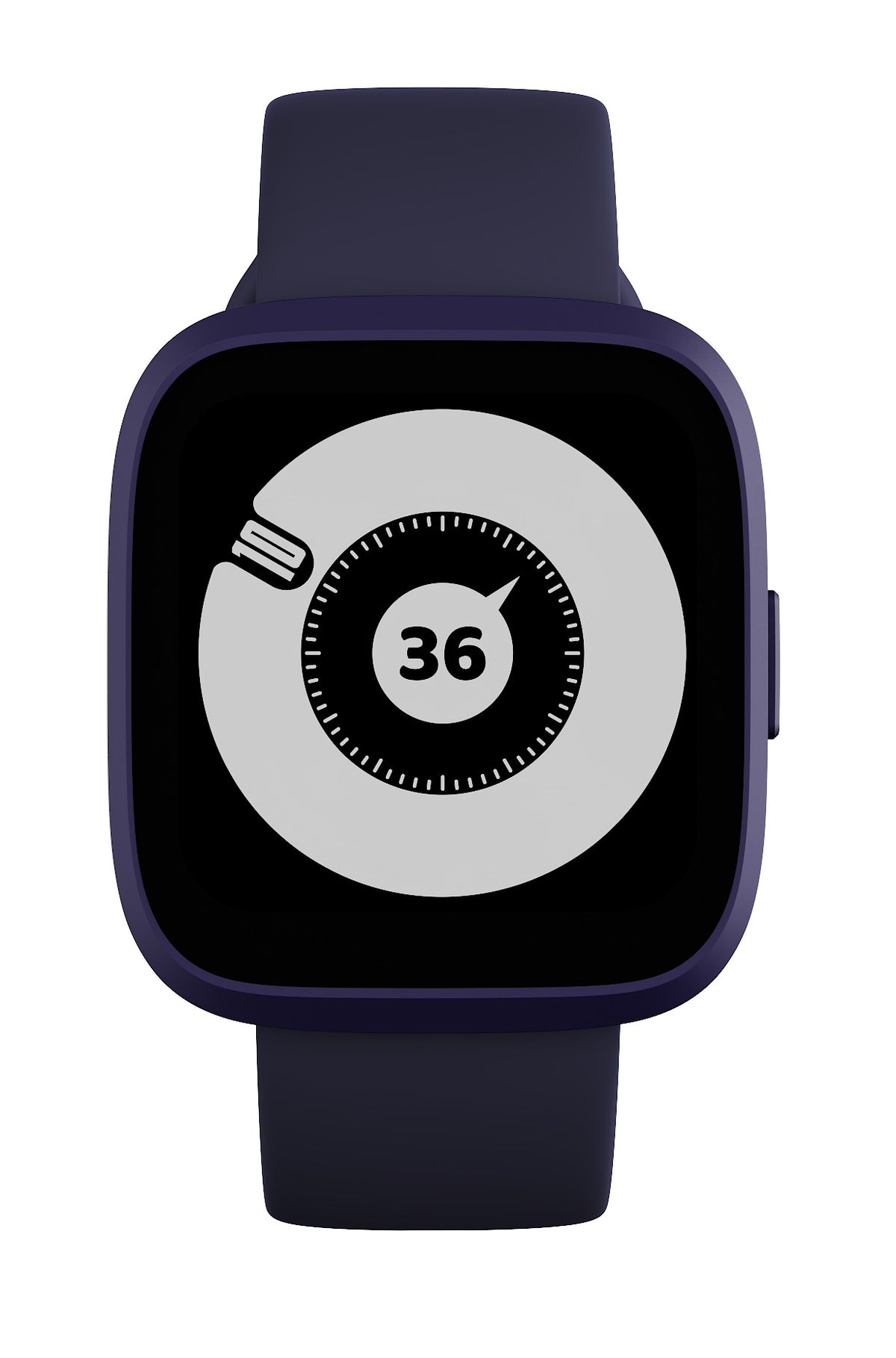HiFuture EDGE Purple Compact & Lightweight SmartWatch for Smaller Wrists, Wireless Calling, 7 Day Battery, 1ATM