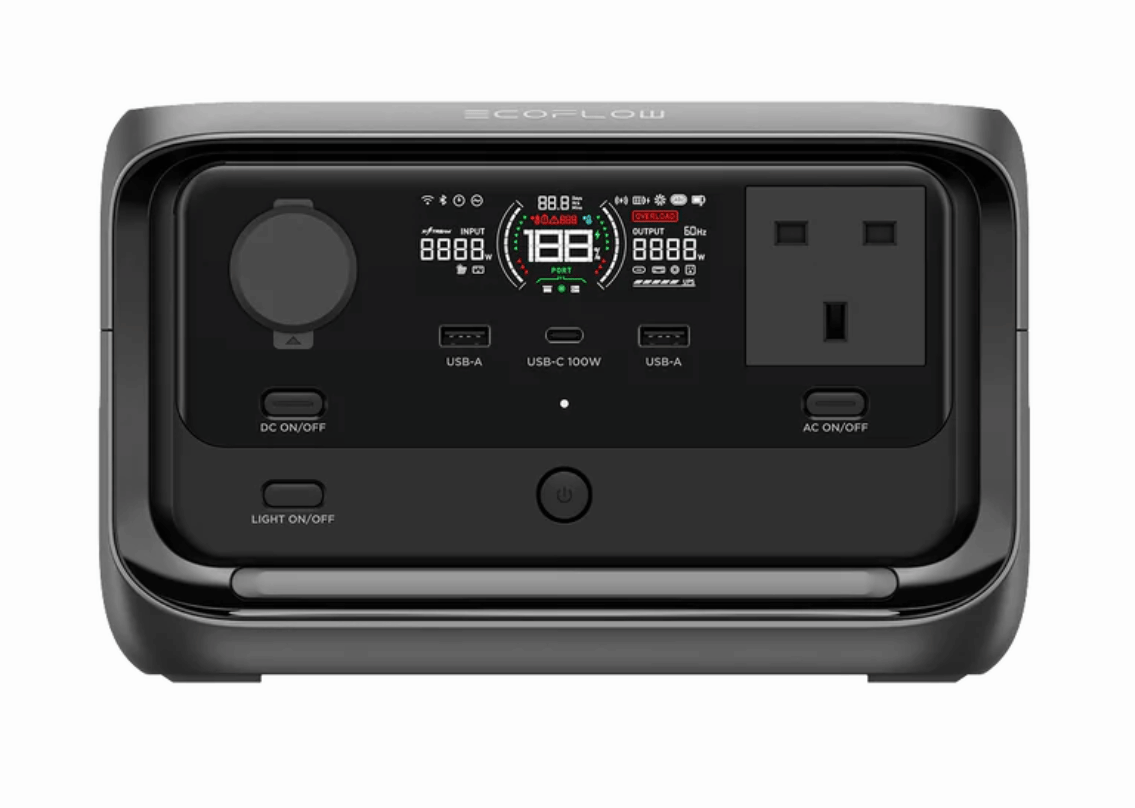 EcoFlow RIVER 3 Plus UK Portable Power Station 286WH 600W