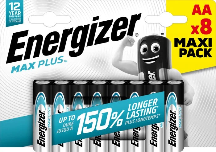 Energizer Batteries Alkaline AA (8pcs) Alkaline MAX Plus