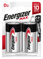 Energizer Batteries Alkaline D (2pcs) Alkaline MAX