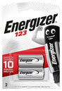 Energizer Batteries Lithium CR123 (2pc)