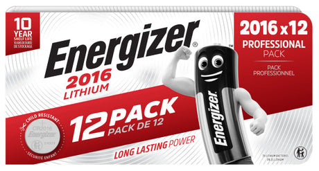 Energizer Batteries Lithium CR2016 (12pcs)
