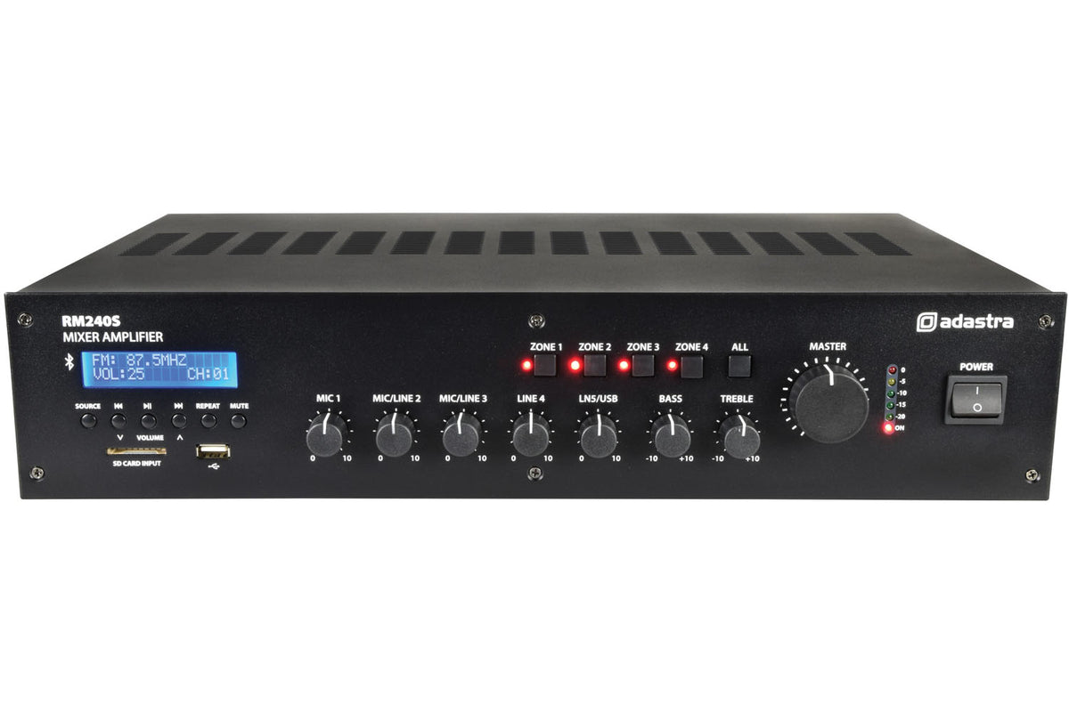 Adastra RM240S v2 100V 4Z 240W FM/USB/BT 953.215UK