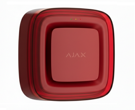 Ajax EN54 Fire Detection Siren/Strobe (Sounder/VAD) Red