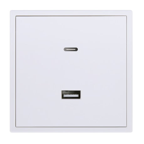 HDL Panel TILE SERIES Ivory White 1xUSB-A 1xUSB-C