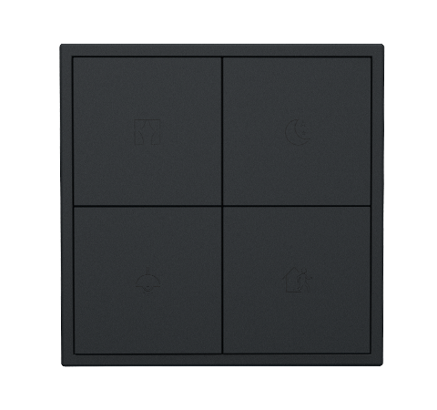 HDL Panel Smart Tile Series 8 Button Ash Grey