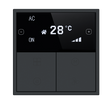 HDL Panel Tile Series OLED Thermostat Ash Gray HDL-M/PTOL6.1