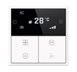 HDL Panel Tile Series OLED Thermostat Ivory White HDL-M/PTOL6.1