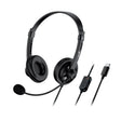 Genius Headset USB-C InLine Control SoftEar Cups HS-230U