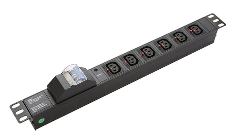 NETPRO PDU 6-Way 1U with Circuit Breaker 10A NP-CPDU6I-CB IEC