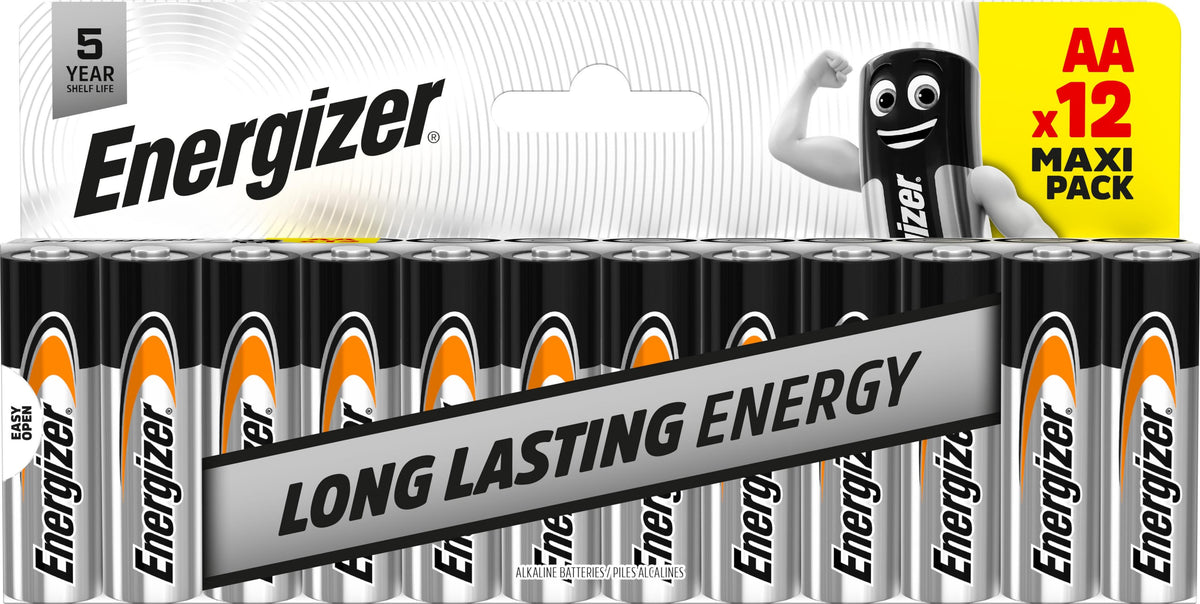 Energizer Batteries Alkaline AA (12pcs) Alkaline Everyday (Blister)