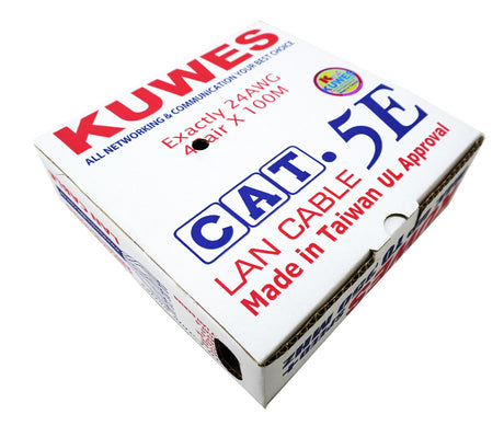 Kuwes CAT5E UTP Pure Copper Indoor 100m Grey