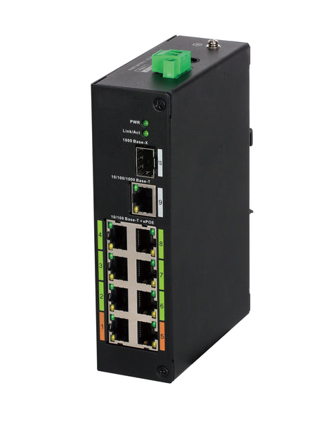 Dahua ePoE Switch 8port with 2 Uplinks LR2110-8ET-120
