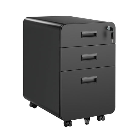 Lumivida File Cabinet Mobile with 3 Lockable Drawers CAB03-3