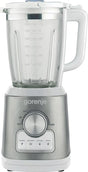 Gorenje Kitchen Blender 1400W 1.75L Glass Jug 32000 RPM 4 Programs  B1400BE White/Inox