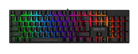 Armaggeddon MKA-7C Black Mechanical Gaming Keyboard 104 Keys Linear Red