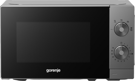 Gorenje Kitchen Microwave Oven 700W 20L 5 Programs Manual Knots MO20E1T4 Titanium