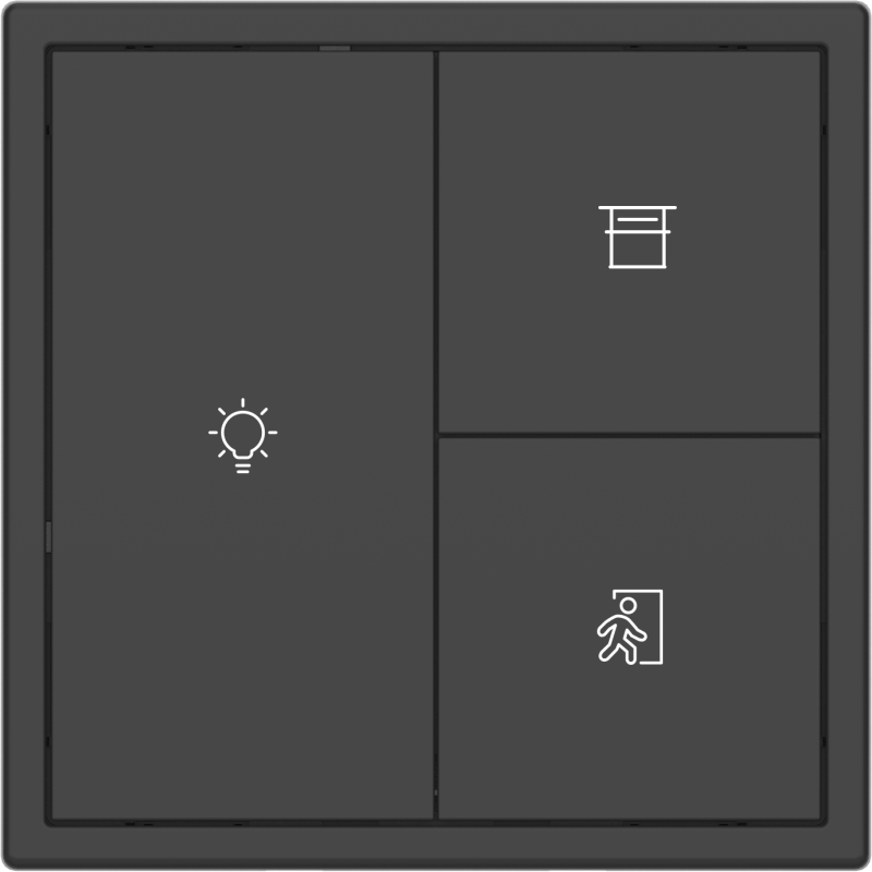 HDL Panel TILE SERIES Ash Grey 3 Button V2.1
