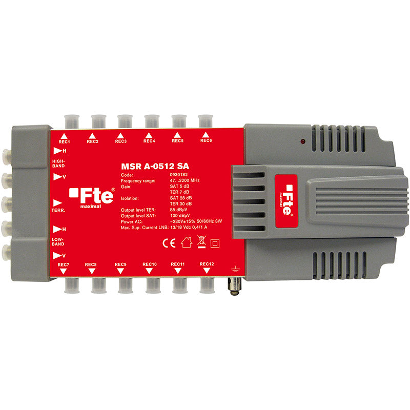 FTE MSRA0512 5/12 Active Satellite/Terrestrial Multiswitch