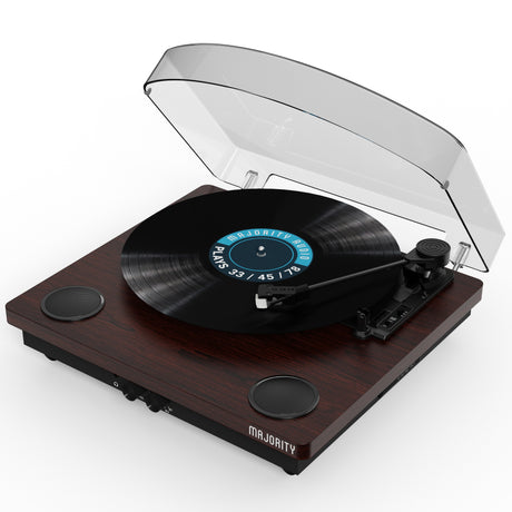 Majority MOTO Turntable Audio Technica Cartridge Digital Record, Cut & BT