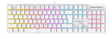 Armaggeddon MKA-7C White Mechanical Gaming Keyboard 104 Linear Red Keys