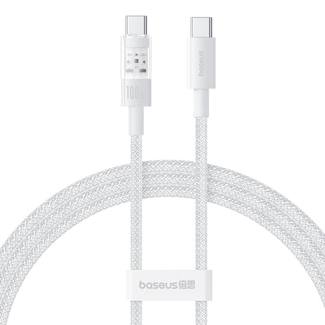 Baseus Cable USB-C to USB-C Gem Series 100W 2.0m White