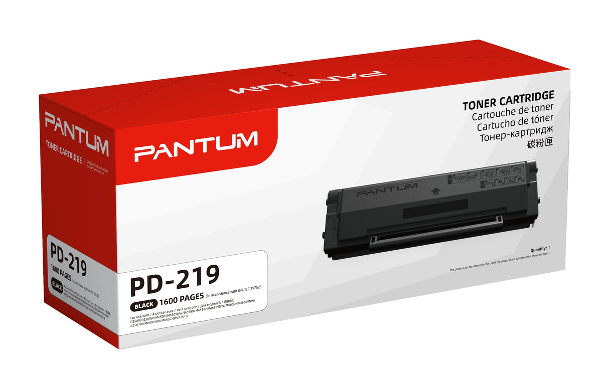 Pantum Toner Cartridge PD-219 for P2509/M6509/M6559 1600 Pages