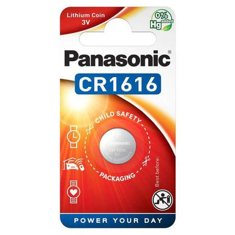 Panasonic CR1616 Lithium Battery Blister (1pc)