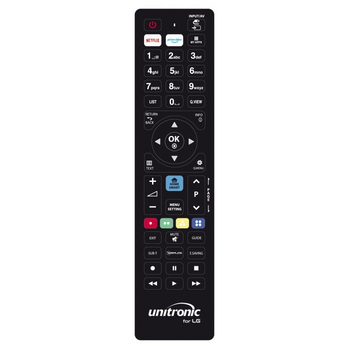 Unitronic TV Replacement Remote Control LG