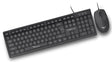 Alcatroz Keyboard & Mouse Wired Combo XPLORER C3600 Silent Black
