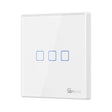 Sonoff T2EU3C-RF Smart Wall Touch Switch 3-Button White