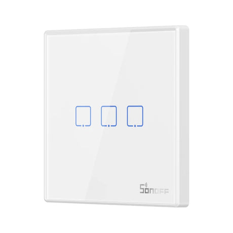 Sonoff T2EU3C-RF Smart Wall Touch Switch 3-Button White