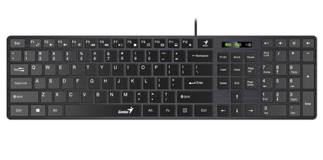 Genius SlimStar 126 Wired Silent Keyboard (English)