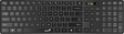 Genius Keyboard Wireless & BT AI Hot Keys SlimStar 7250BT Black English