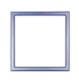 HDL Panel Frame Tile Series 1 Gang Space Gray MP1-EC/TILE.48