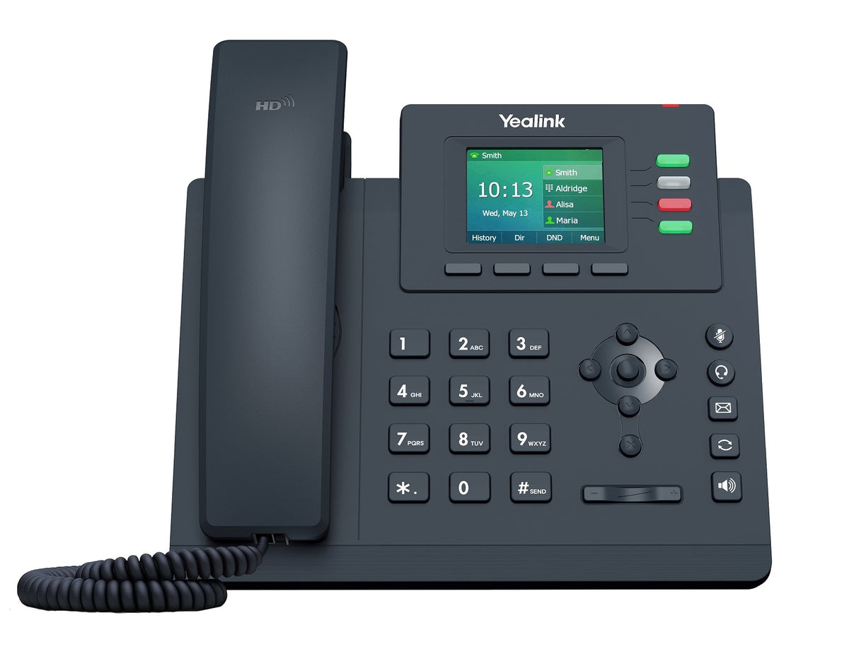 Yealink IP Phone Desktop PoE 2.4'' Gigabit & Color Screen T33G