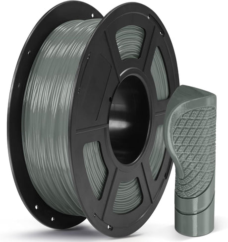 Anycubic TPU 95A Filament Grey 1Kg. Ideal Usage: Phone cases, custom gaskets, footwear prototypes, RC car tires, and vibration dampeners.