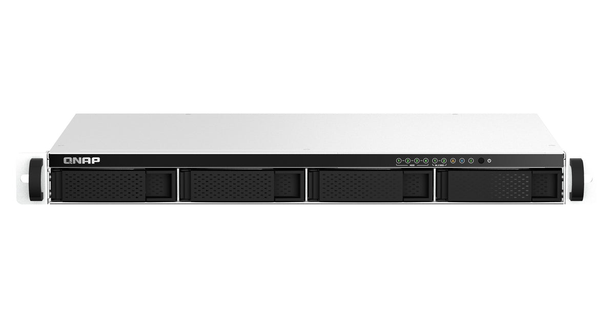QNAP NAS 4-Bay Rackmount Intel Quad-Core, 8GB RAM, HDMI, SSD Caching & Dual 2.5GbE Ports TS-464eU