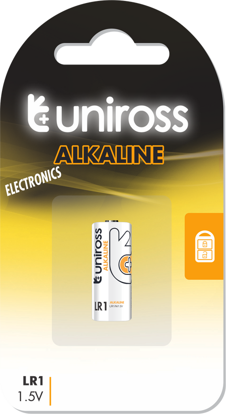 Uniross LR1 Alkaline Micro Battery (E90, MN9100,AM5,4001)