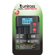 Uniross UCX007 Smart Tech Fast Charger (2-3 hours) for 11 Types of NiMH and Lithium Batteries