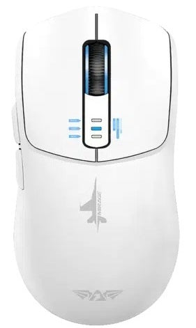 Armaggeddon Gaming Mouse Wired+2.4G+BT Rechargeable 500mAh 5B MIRAGE-V White
