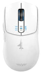 Armaggeddon Gaming Mouse Wired+2.4G+BT Rechargeable 500mAh 5B MIRAGE-V White