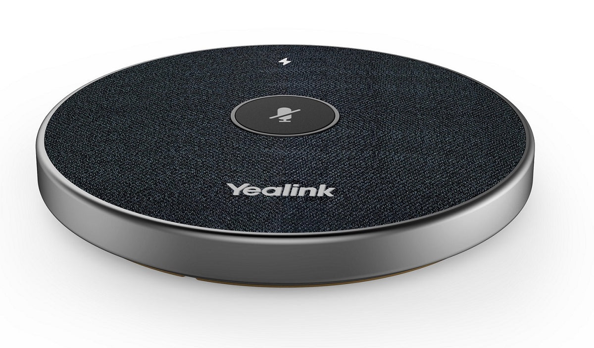 Yealink Conferencing Microphone Wireless Desktop 360° 6m Voice Pickup for UVC84, MeetingBar, SmartVision40 VCM36-W