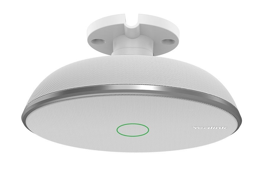 Yealink Conferencing Microphone Wired Ceiling PoE 360° 8m Voice Pickup for UVC84, MeetingBarA20/A30 VCM38