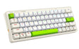 Armaggeddon GMK-100 Tri-Mode (2.4GHz+BT+USB-C) Mechanical Gaming Keyboard 63 Keys Linear (Red) Spring White