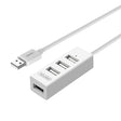 Unitek Y-2146 4-port USB2.0 Hub with 11cm cable
