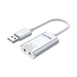 Unitek Y-247A External USB Soundcard USB-A to Stereo Audio Headset/Speaker and Microphone