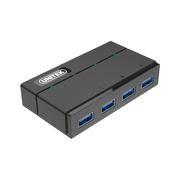Unitek Y-HB03001 USB3.0 4-Port Hub Incl 12VA2A Power Adaptor