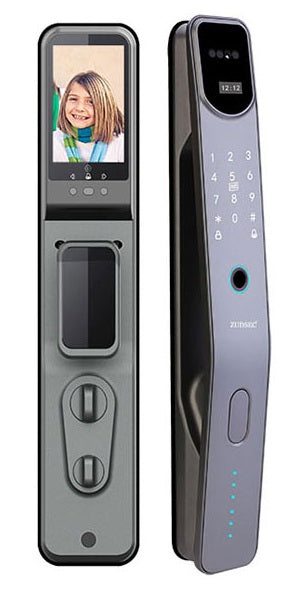 Zudsec Standalone Door Lock Metal with Face/Fingerprint/Key-WiFi