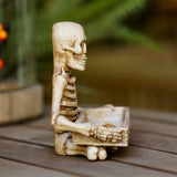 Gothic Resin Skull Tray for Jewelry and Decoration